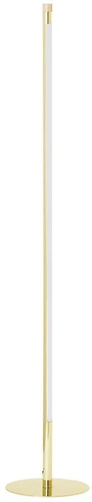 Lampa de Podea din Metal Aurie - Metal Auriu Q(22 cm) x Inaltime(124 cm)