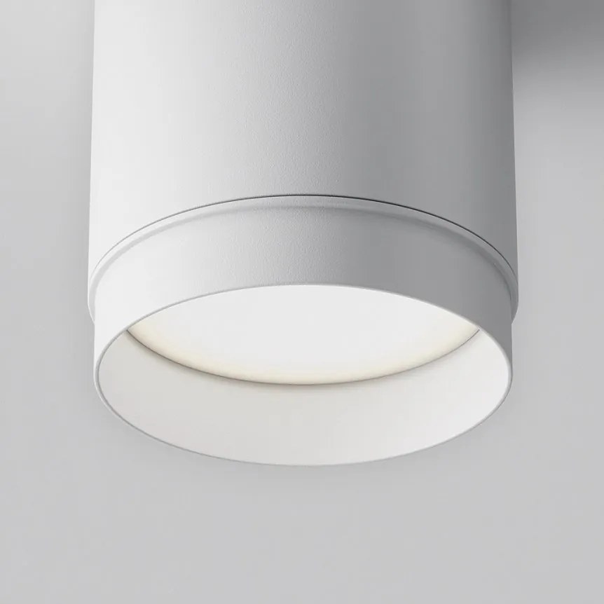 Spot aplicat minimalist design tehnic Polar alb