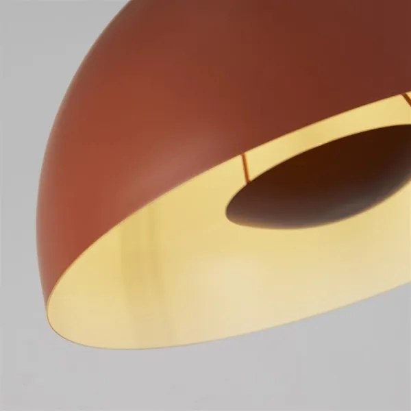 Searchlight 35410OR - Pendul MARS pe cablu, 1xE27/60W/230V, diametru 25 cm, culoare cărămizie