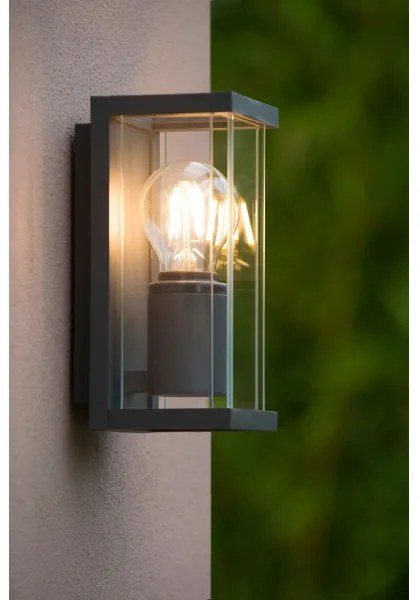 Aplică de exterior Lucide 27885/01/30 CLAIRE 1xE27/15W/230V IP54 negru