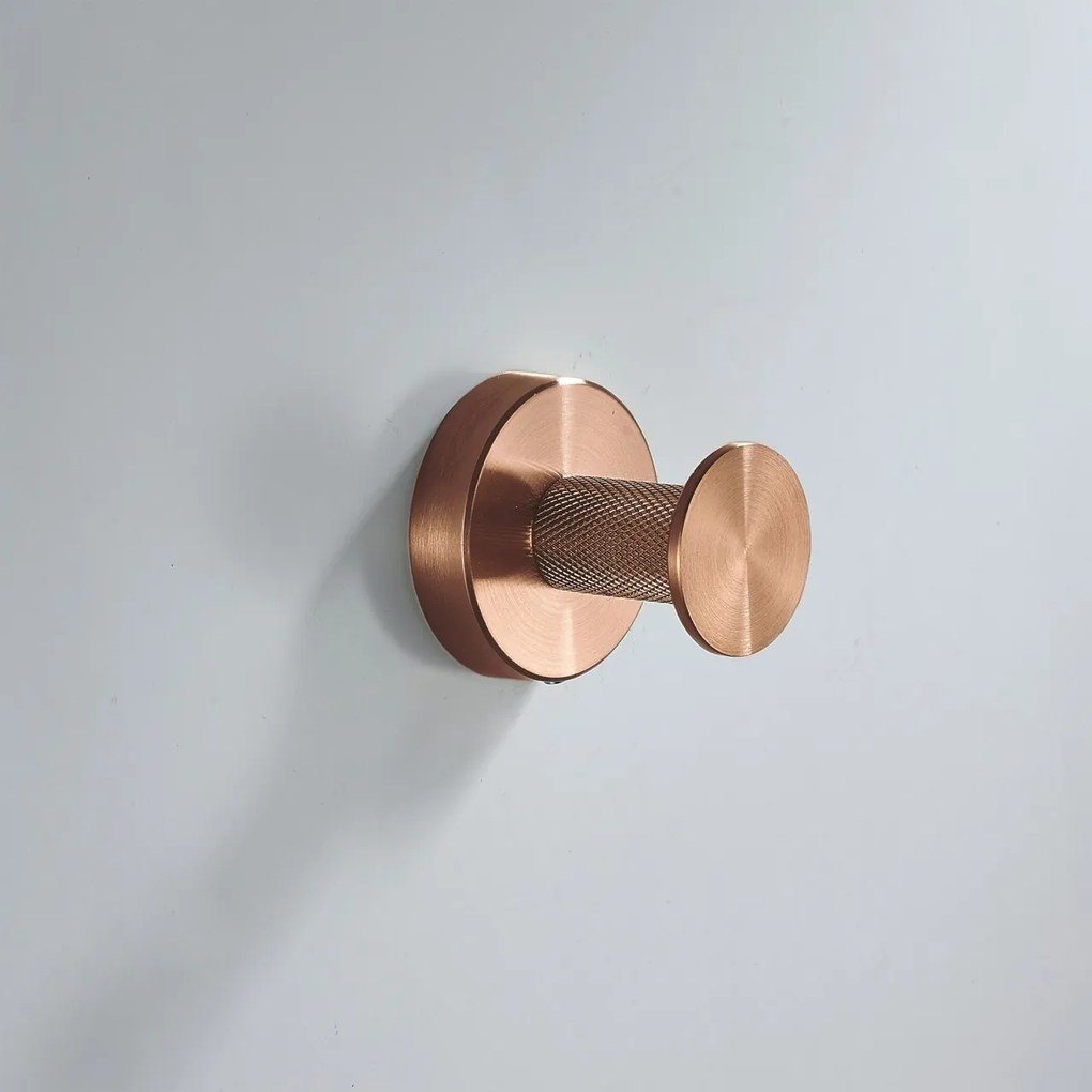 Cuier de baie 6606A Modern Brush Copper