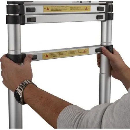Scară telescopică din aluminiu, 2,6 m