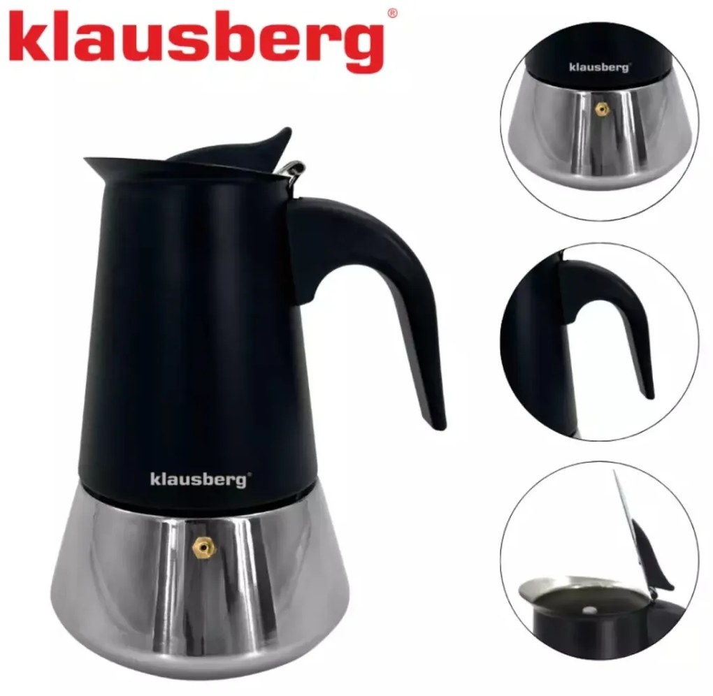 Espresor pentru aragaz 4 cesti Klausberg KB7844