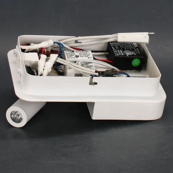 Aplică LED Lucide 79200/08/31 BOXER LED/10W/230V + LED/3W USB alb