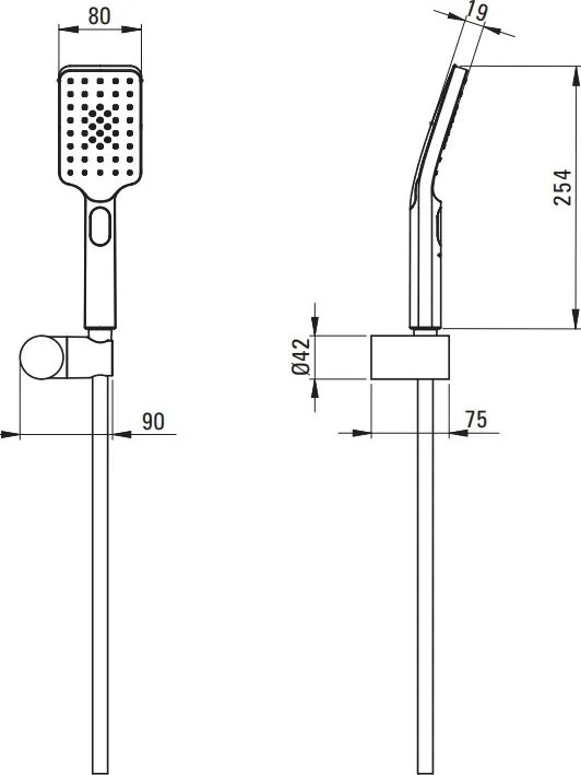 ALPINIA Set de duș finisaj crom NGA_041K