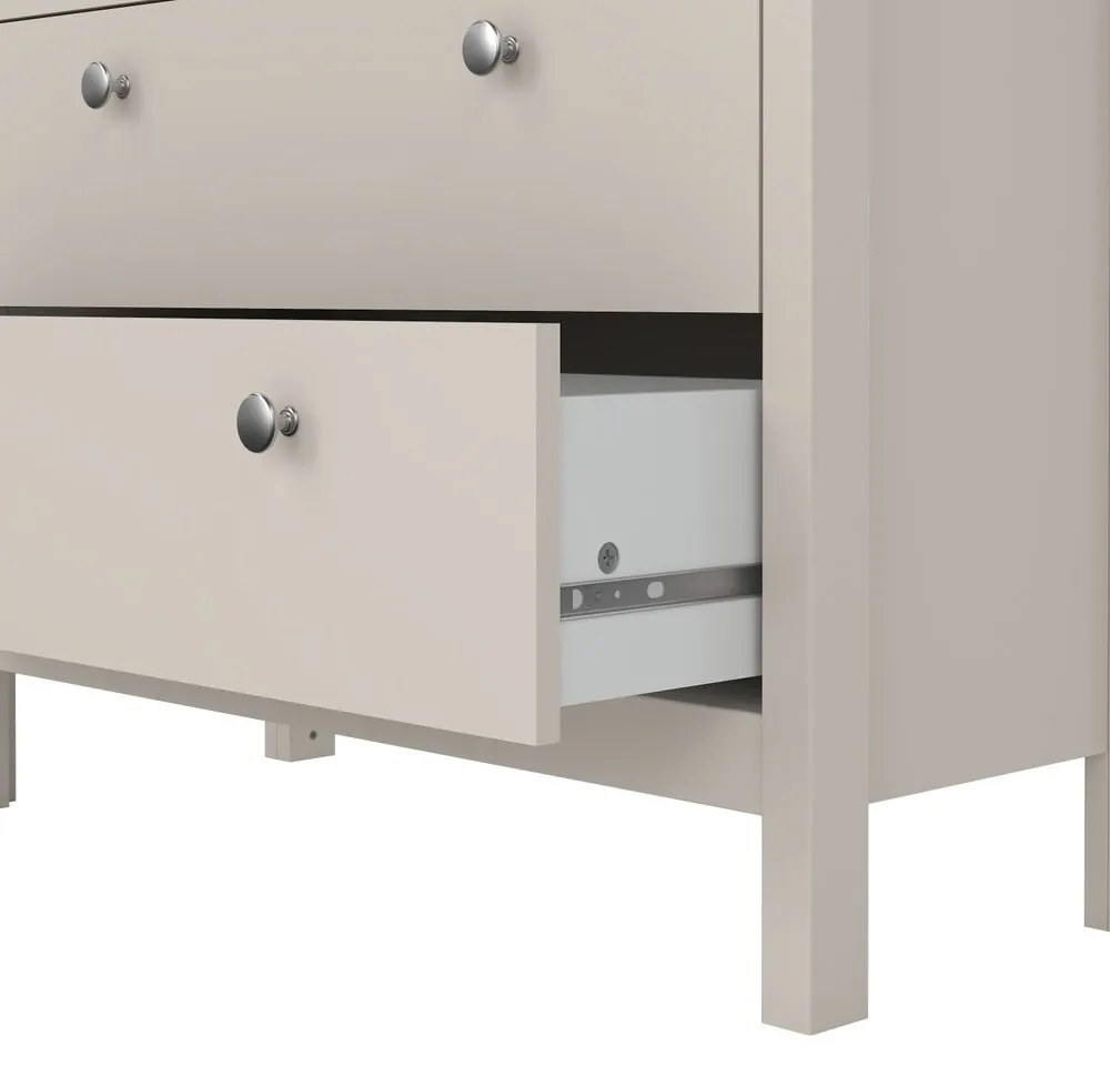 Vitrină grej 78x199x33 cm Madrid – Tvilum