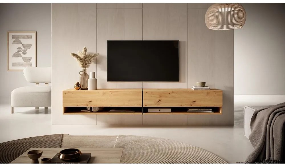 Masă TV Myrtha 200 (stejar artisan). 1098779