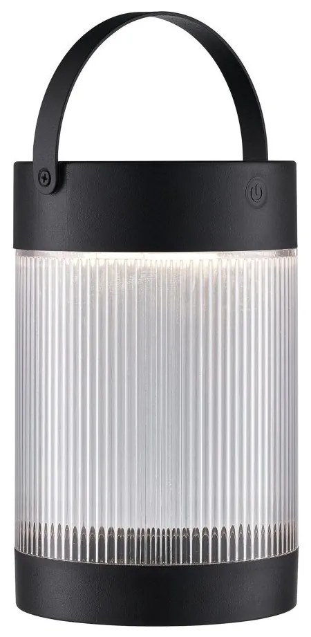 Lampa portabila solara, 3-step Moodmaker, protectie IP44, Coupar negru