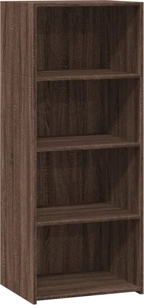 vidaXL Dulap înalt, stejar maro, 50x41x124 cm, lemn prelucrat