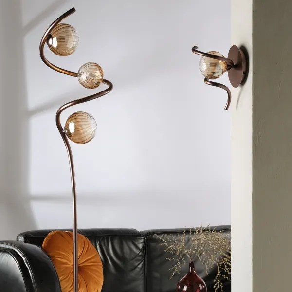 Lampadar ONLI FRIDA 3xG9/10W/230V cupru