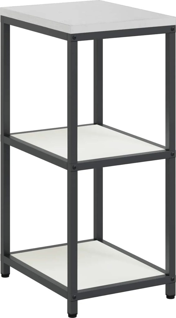 vidaXL Depozitare pentru bucătărie cu raft Alb 60 x 50 x 92 cm Oțel