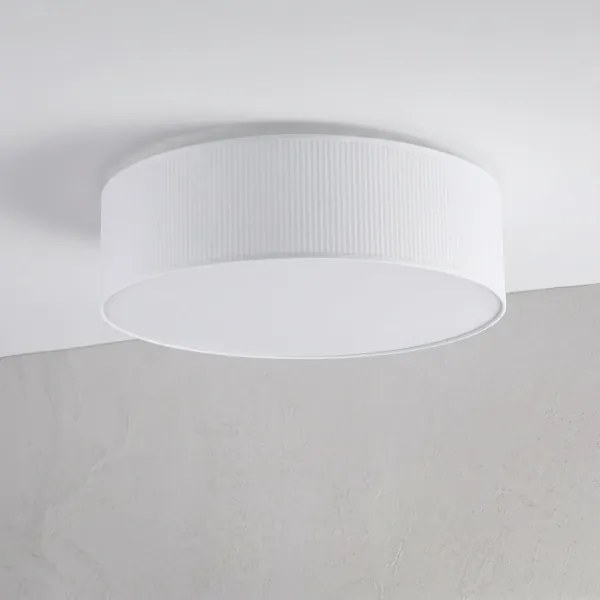 Plafonieră SIRJA PLISADO, 4xE27/15W/230V, Ø 45 cm, albă