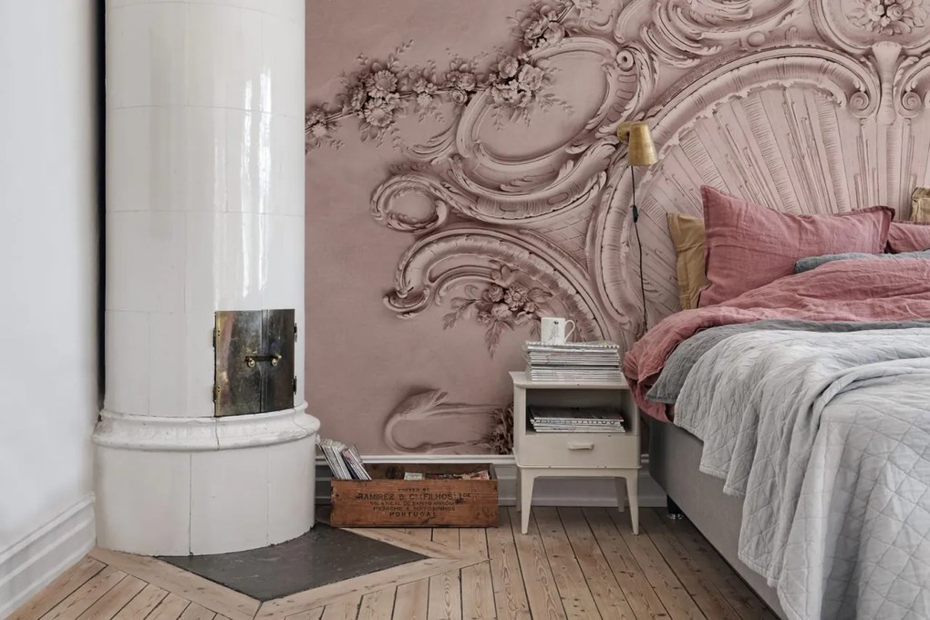 Tapet Stucco Gloria, Dusty Pink, Rebel Walls