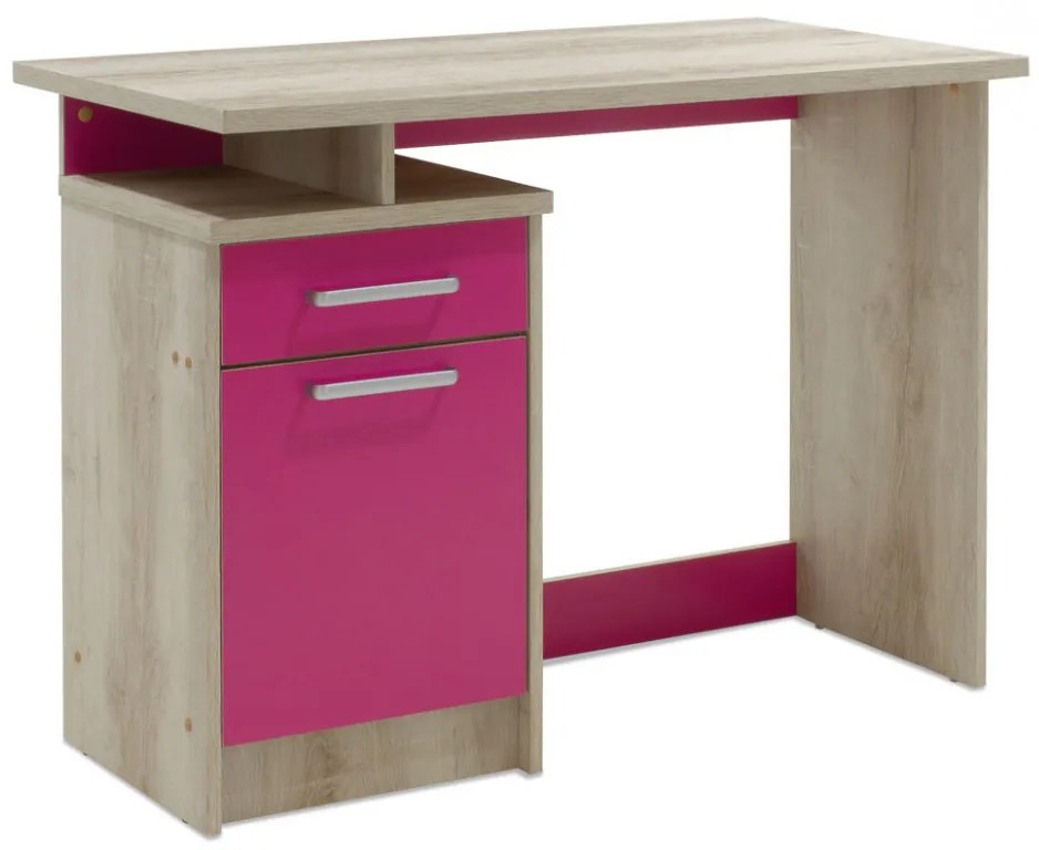 Birou Looney Castillo - Roz 100x55x75 cm