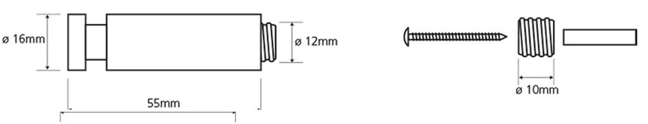 SAPHO XS203 X-Steel cuier 5,5 cm, oțel inoxidabilșlefuit