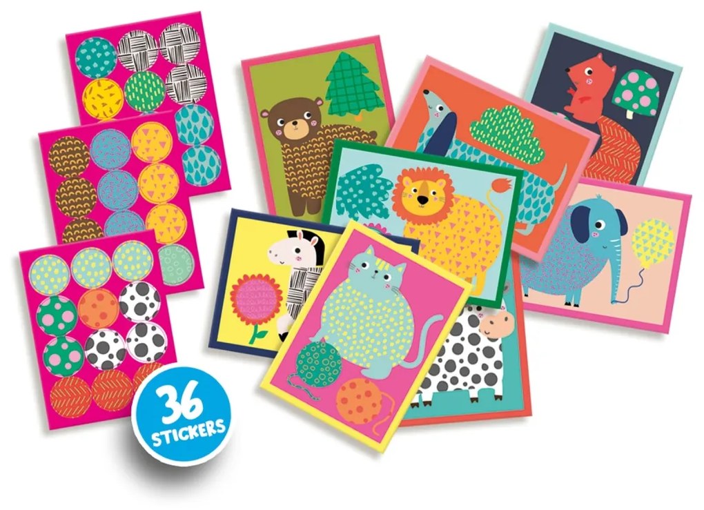 My first - Set creativ animale autocolante