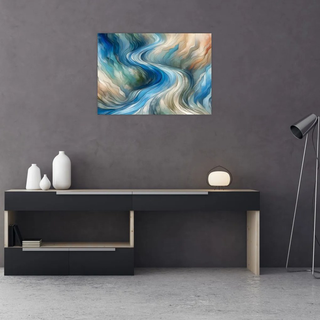 Tablou - Curent abstract (70x50 cm)