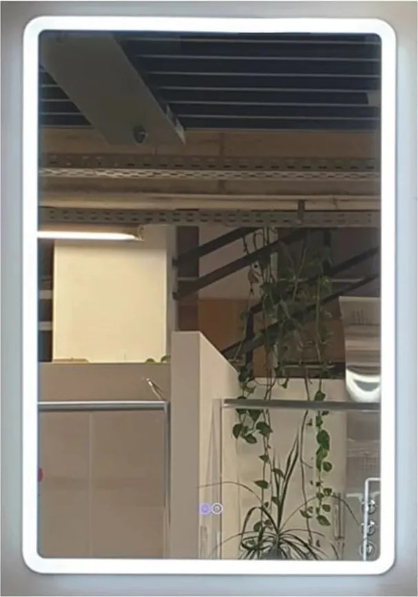 Oglinda cu iluminare si dezaburire Fluminia Morris Superlight 60 cm