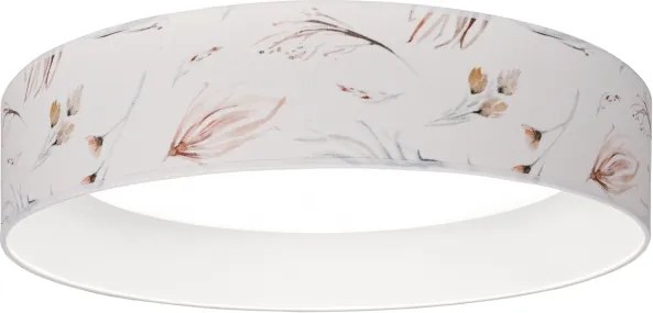 Brilagi-LED Lampă dimabilă VELVET SM. 24W/230V 3000-6000K diam. 45 cm alb/flori WT+DO