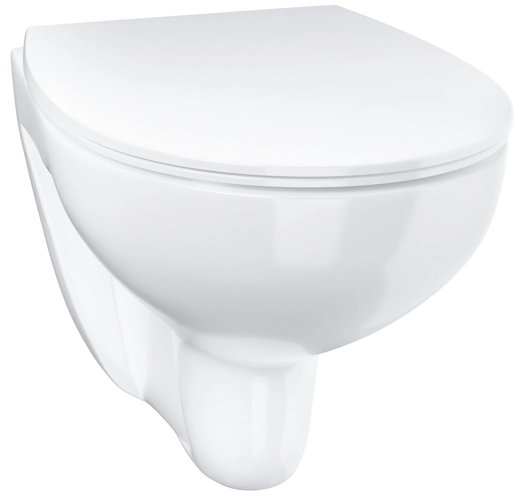 Grohe Bau Ceramic vas wc cu capac soft-close agăţat da alb 39899000