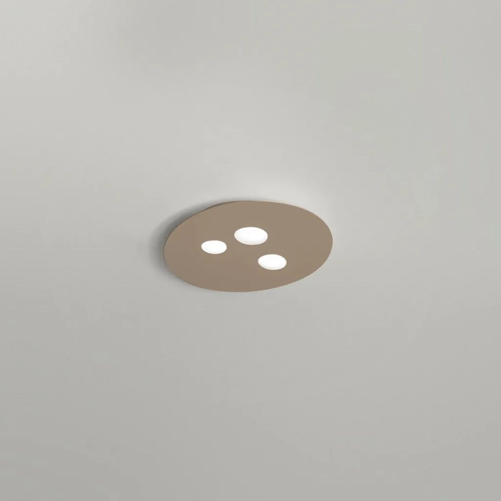 Plafoniera moderna Luna 40x47,5cm, alb sau gri