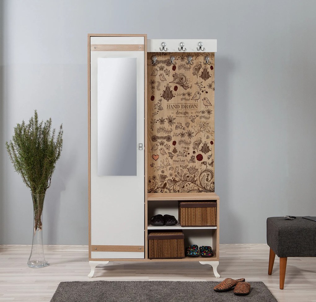 Mobilier hol Ivonne 731 (Stejar sonoma). 1088629