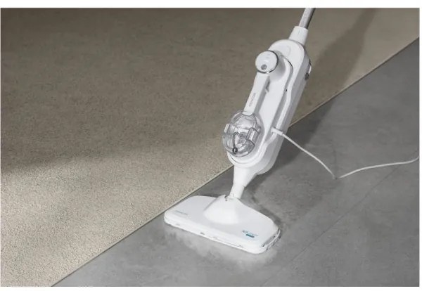 Sencor Mop cu aburi multifuncțional 2în1 1500W/230V IPX4 alb