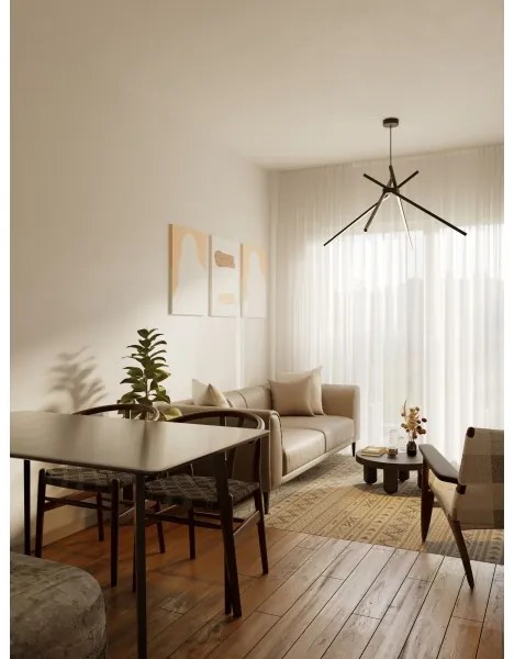 Lustră LED pe cablu MAXLIGHT P0412 SPIDER LED/33W/230V negru