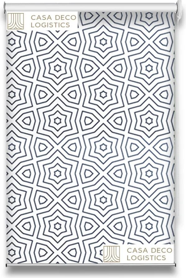 Roletă textilă Royal 5017 cu model geometric elegant