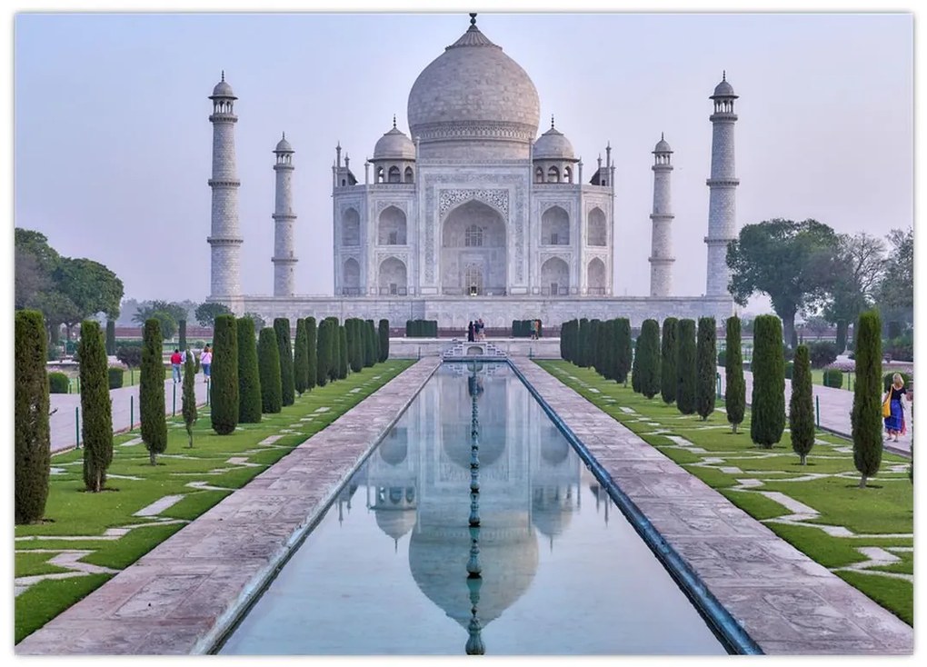 Tablou - Taj Mahal în răsăsrit de soare (70x50 cm)