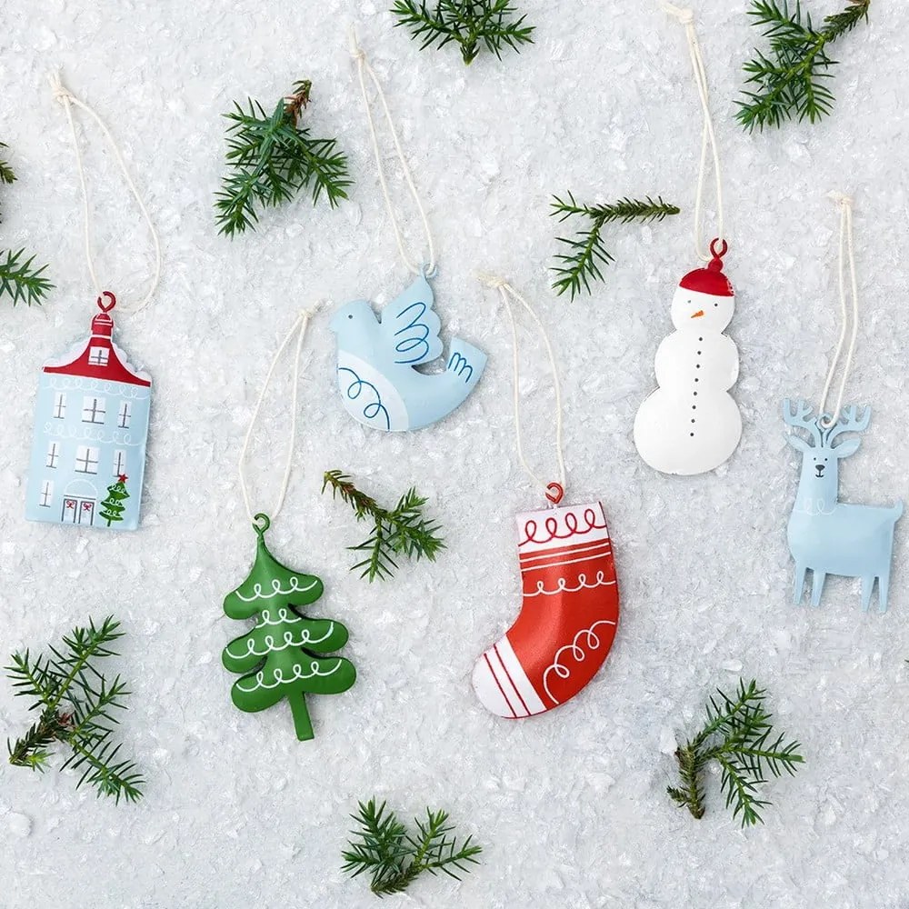 Decorațiune pictată manual pentru bradul de Crăciun Rex London Tree