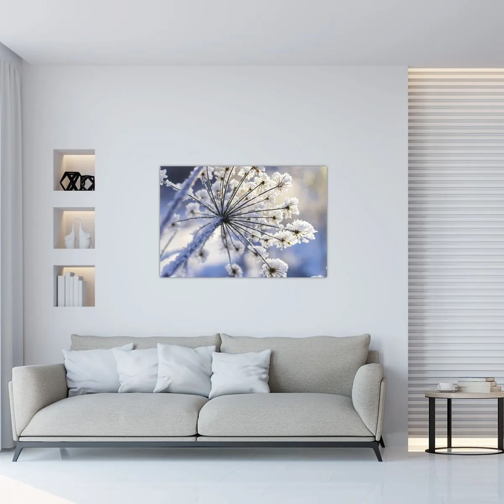 Tablou - Flori înghețate (90x60 cm)