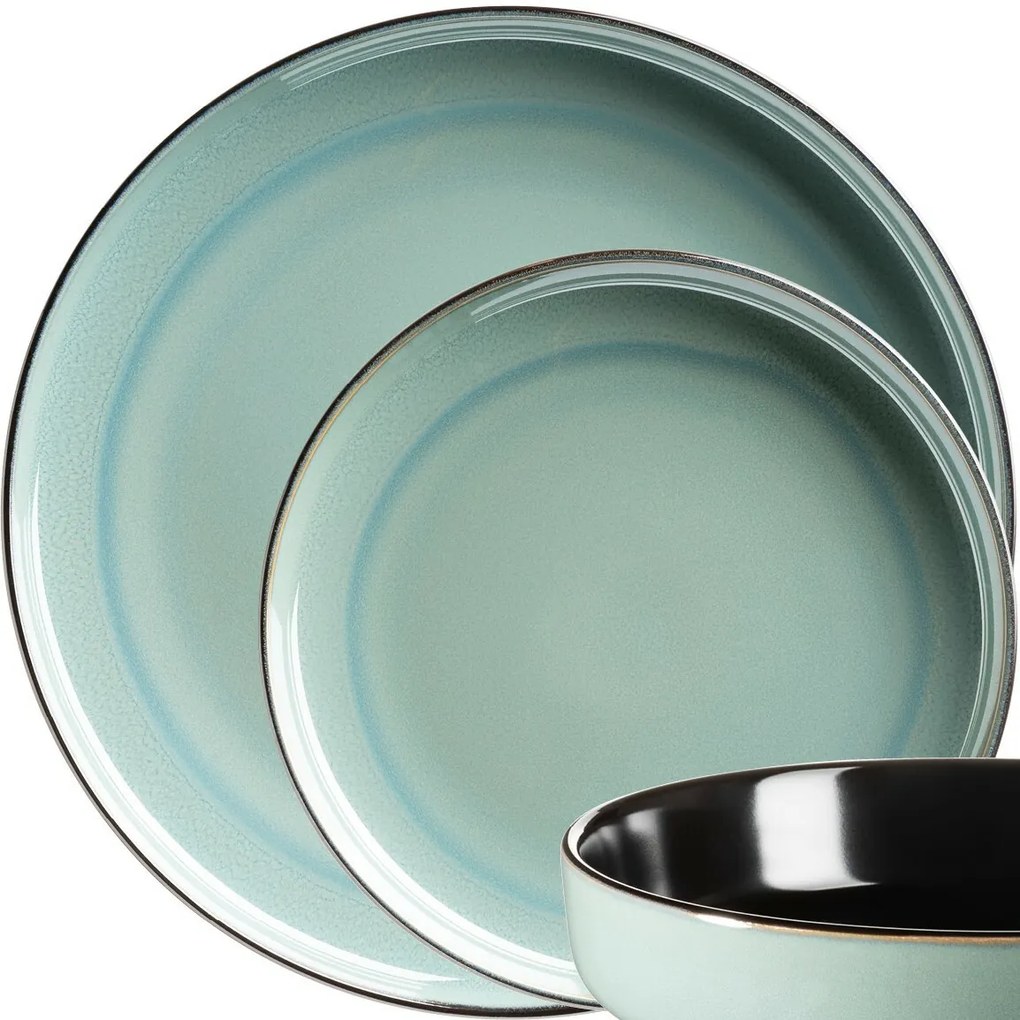 Set de masă Mäser 10 piese ALENIA, verde