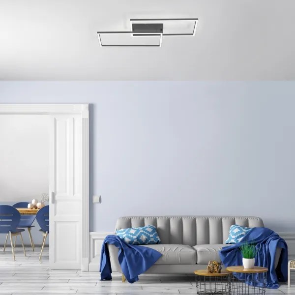 Leuchten Direkt 14140-18 - LED Lampă dimmabilă IVEN 2xLED/13,5W/230V + Telecomandă