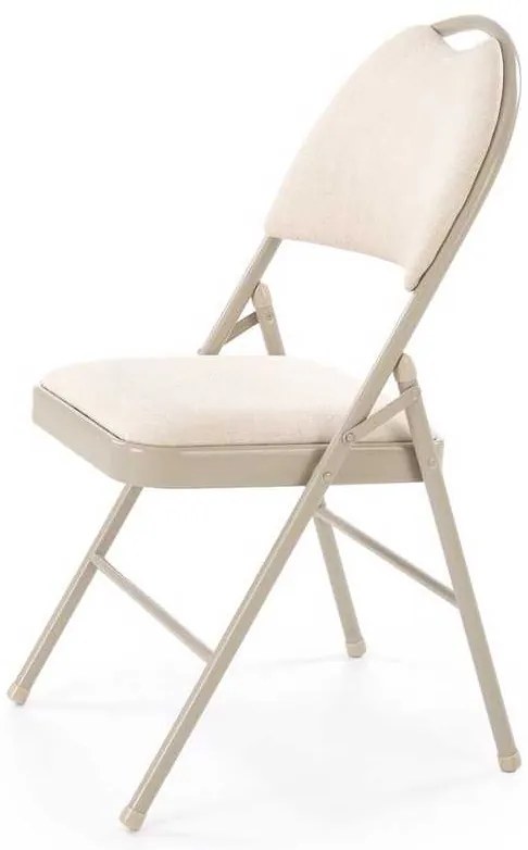 Scaun pliabil Dover, crem / bej