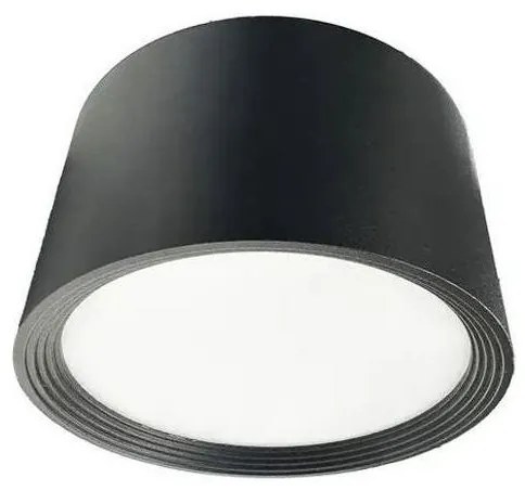 Spot LED/12W/230V 4000K d. 10 cm negru