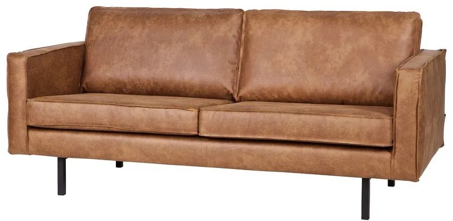 Canapea maro cu tapițerie din imitație de piele 190 cm Rodeo – WOOOD