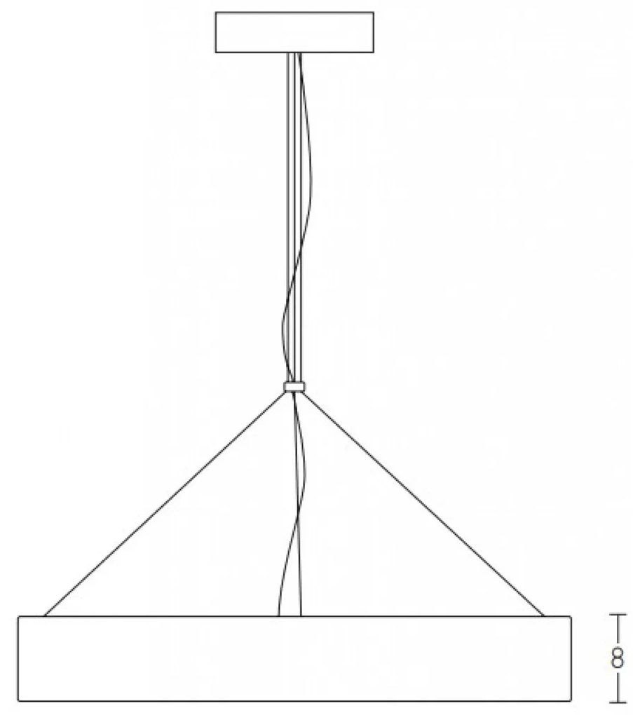 Suspensie  1618 Zambelis LED, Negru, Grecia