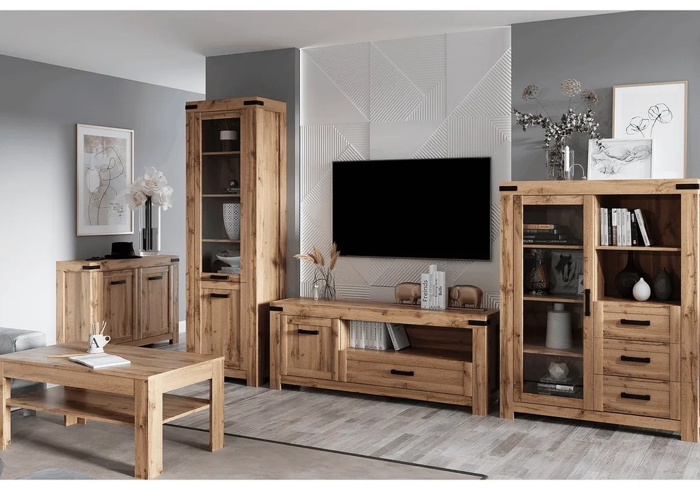 Dulap MORATIZ 2D, stejar wotan