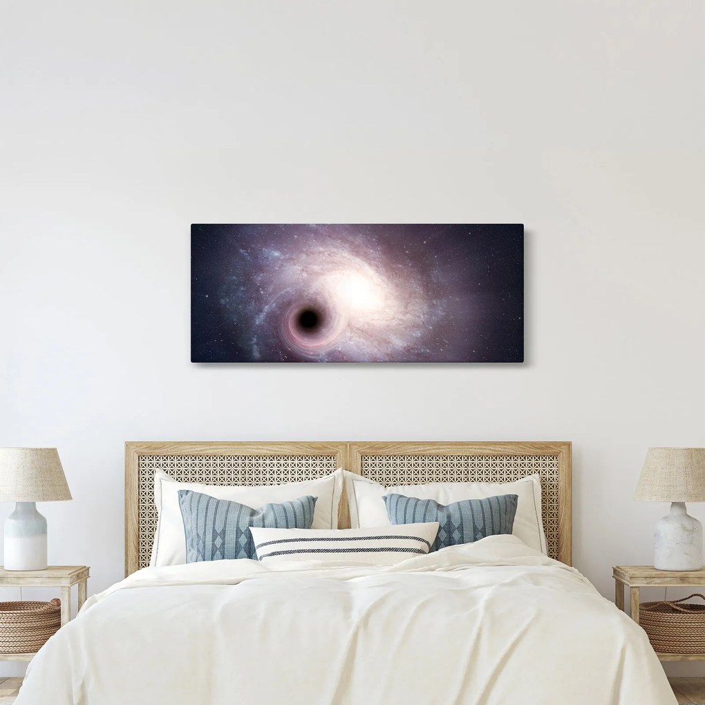 Tablou - Galaxii spiralate (120x50 cm)