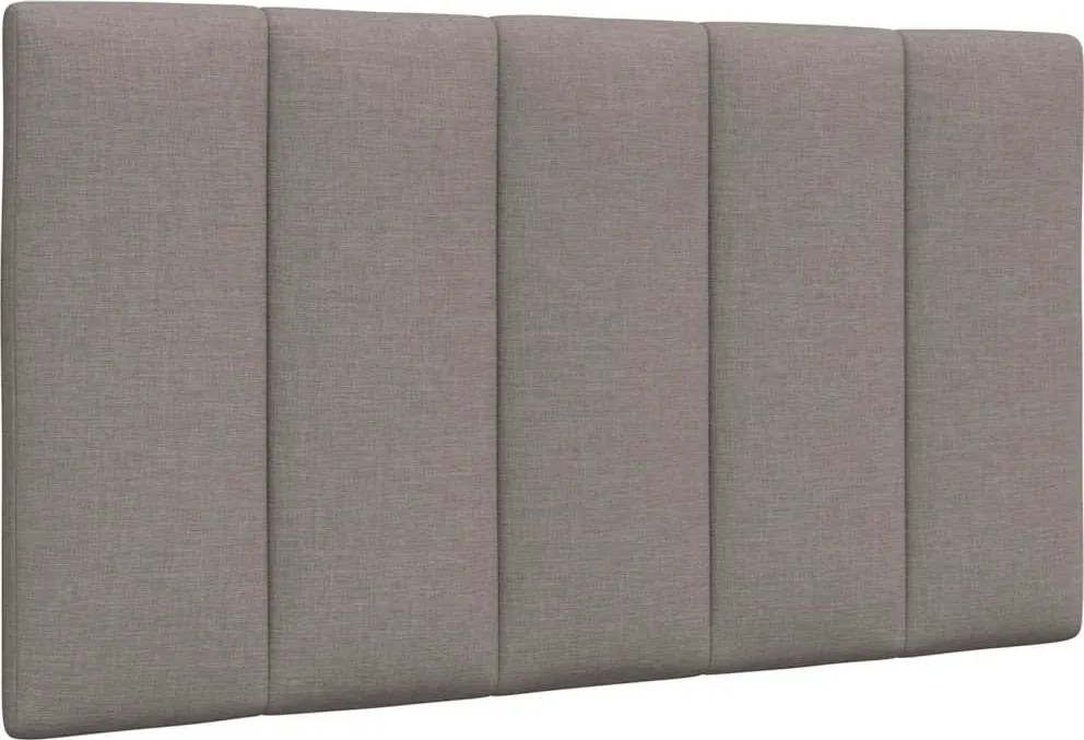 vidaXL Pernă pentru tăblie de pat, Hanko, gri taupe, 80 cm, material textil