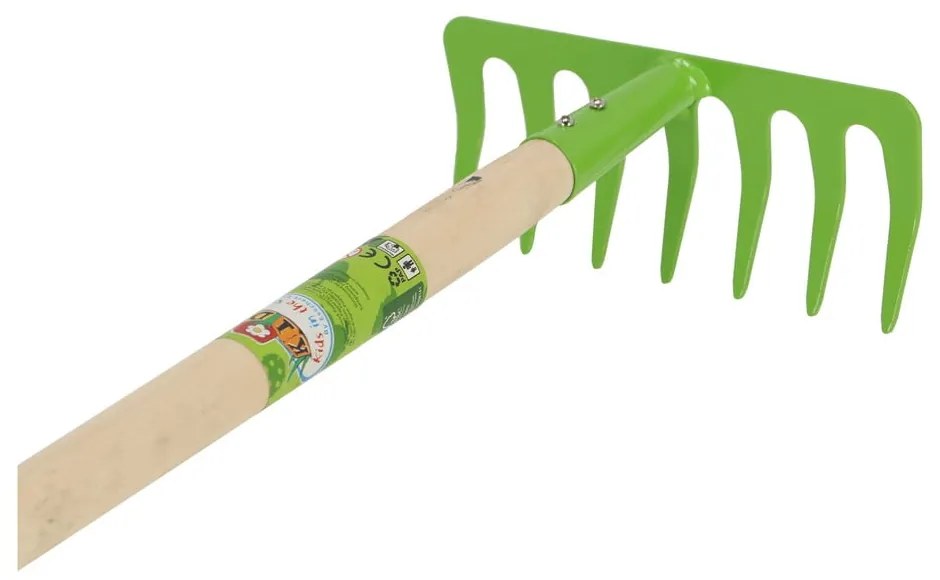 Greblă pentru copii Esschert Design Gardener, verde