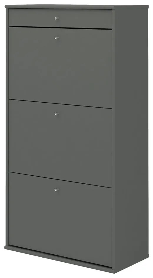 Suport de pantofi gri cu uși rabatabile Mistral - Hammel Furniture