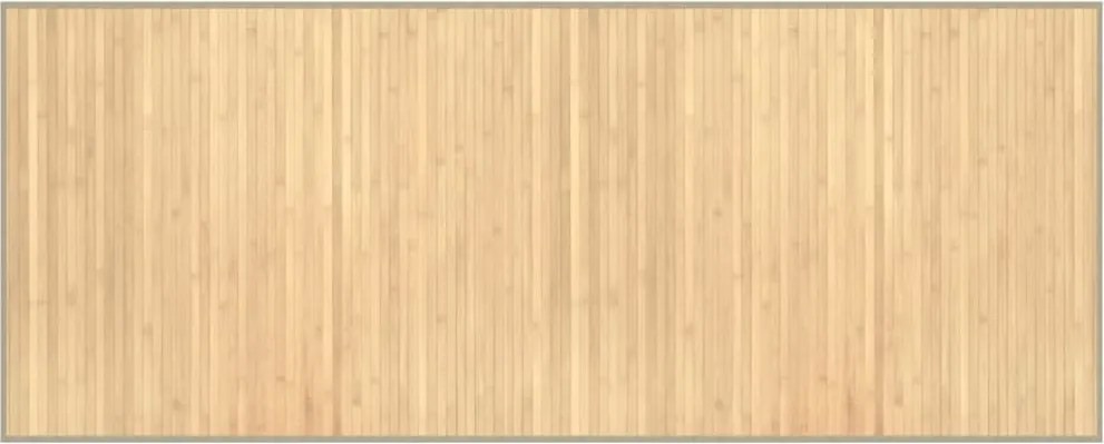 vidaXL Covor dreptunghiular, natural deschis, 80x200 cm, bambus