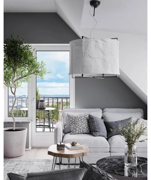 ByRydens 4201950-5000 - Lustră suspendată pe cablu SOFTY 1xE27/5W/230V