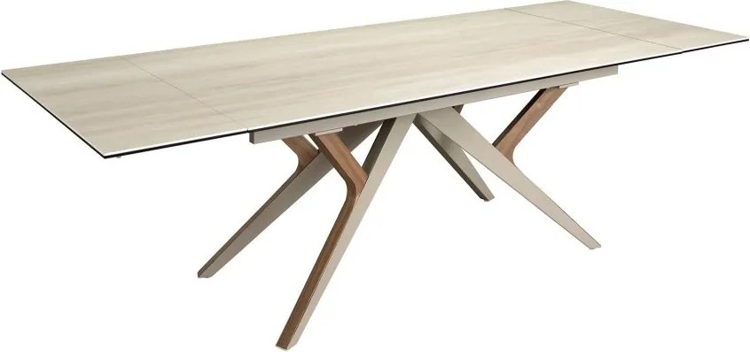 Masa extensibila cu blat din marmura portelanata 1155