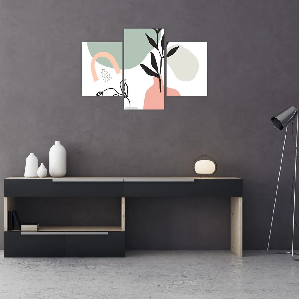 Tablou - Flori într-o vază N⁰3 (90x60 cm)