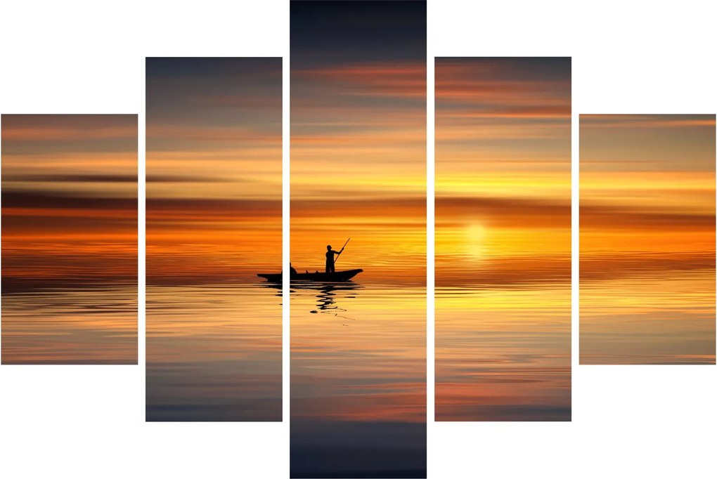Tablou - cu barca (150x105 cm)