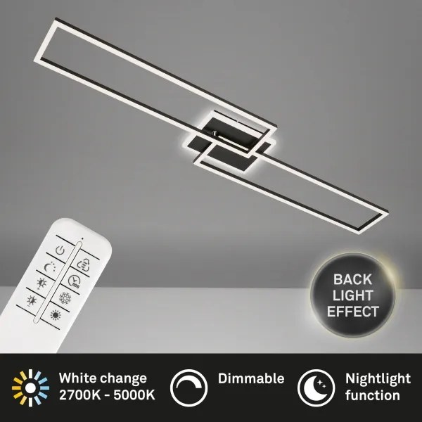 Lustră LED dimabilă aplicată FRAME 2xLED/20W/230V 2700-6500K Brilo + telecomandă