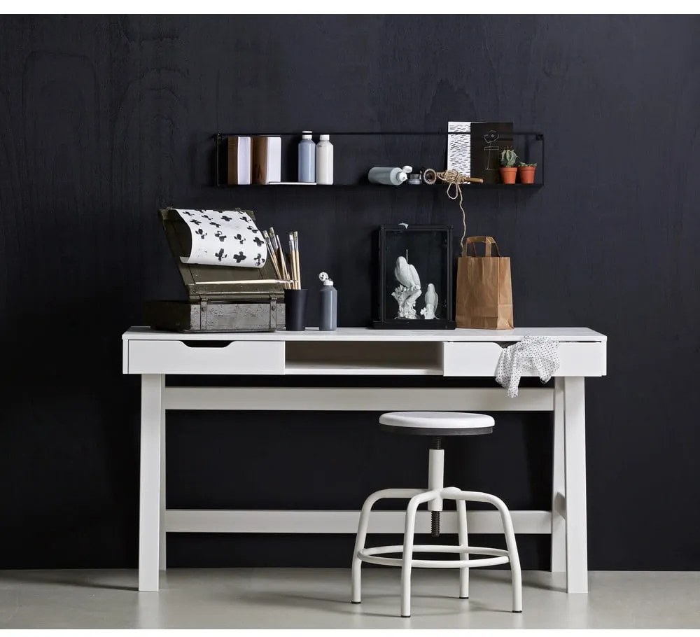 Birou WOOOD Nikki, alb